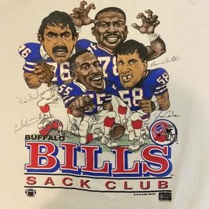 1987 Sack Club Buffalo Bills Character Shirt Sweater